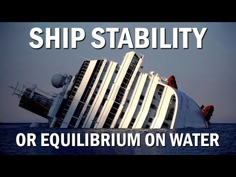Ship stability and balance on water