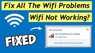 Windows 7 wifi connection problem [Fix]