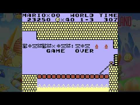 Super Mario Land - Game Over (GB)
