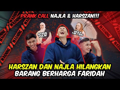 PRANK GONE WRONG HARSZAN & NAJLA!! IBU NAJLA MARAH IPAN!! 
