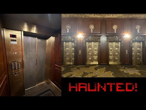 HAUNTED Historic OTIS Elevonic 411M elevators @ Omni Parker House - Boston, MA