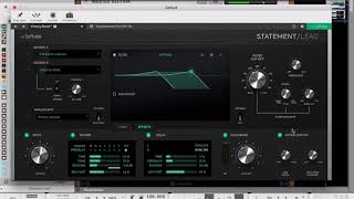 Video thumbnail for Softube Statement Lead VST sounds & presets demo with heartbeat drum machine by MFPRODUCTIONSCHANNEL