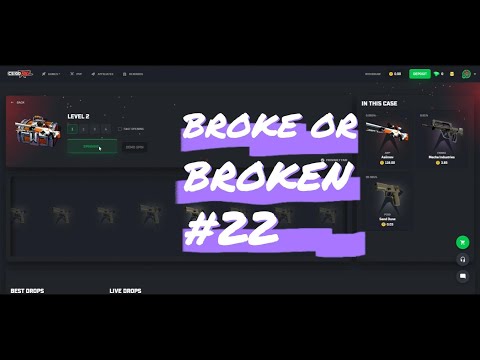 CSGOROLL Daily rewards- Broke or Broken #22 [TOP PULL!!]