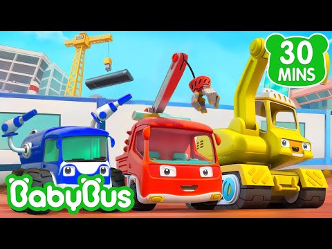 Transformando o Caminhão de Construção | Carros para Crianças | Músicas Infantis | BabyBus Português