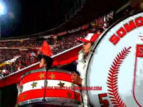 "Copa Sudamericana 2011 - Santa Fe vs Botafogo - Señores lo dejo todo..." Barra: La Guardia Albi Roja Sur • Club: Independiente Santa Fe