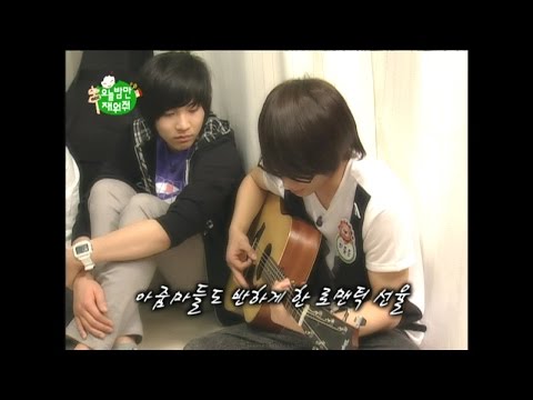 【TVPP】Choi Jonghoon(FTISLAND) - Guitar playing, 종훈의 고품격 기타 연주 @ May I Sleep Over?
