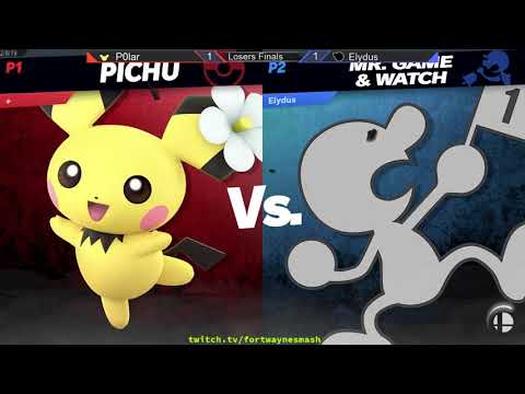 Hotsauce Weekly #102 - P0lar (Pichu) vs Elydus (Mr. Game and Watch) - Losers Finals