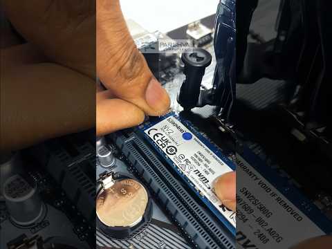 NVME SSD installation #shorts