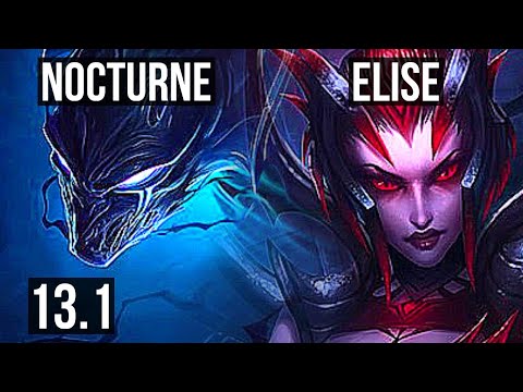 NOCTURNE vs ELISE (JNG) | 9/3/9 | EUW Diamond | 13.1