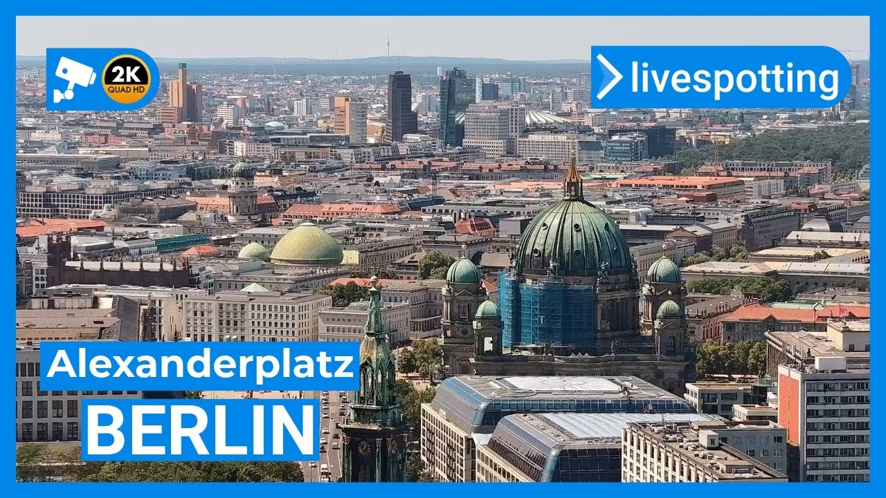 Live webcam view of Panorama de Alexanderplatz y Torre
