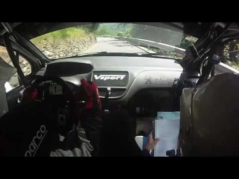 Cameracar Camunia Rally Day 2016 Fredducci-Patrone 208 R2B - PS3 2°tempo di classe