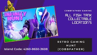 All Collectibles Locations Fish Tank - Infinity Hunt - 2448-3253-9614 - Cobbfather - Fortnite