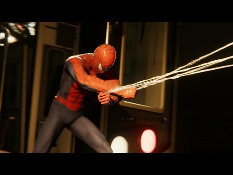 Spider-Man and Mr. Negative Train Fight (Raimi Suit Walkthrough) - Marvel's Spider-Man