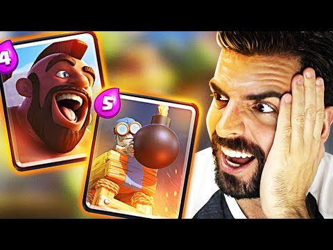 TESTEI O MAIS NOVO DECK DE CORREDOR COM TORRE DE BOMBAS NO CLASH ROYALE!