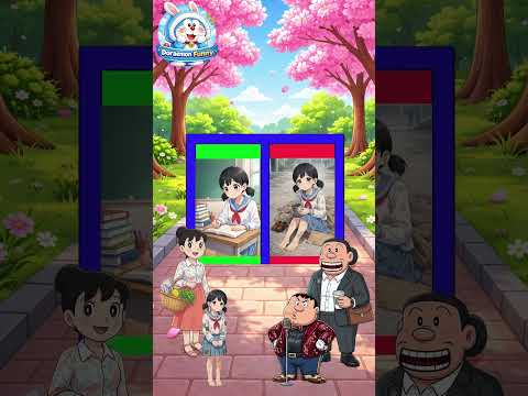 Ai mới xứng đáng làm mẹ của Shizuka ?! 👩‍👧🤔 #shizuka #doraemon #shorts