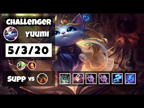 Yuumi vs Nautilus NA Challenger SUPPORT (5/3/20) - v11.13