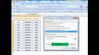 Download the video "highlight b w two values | conditional formating"