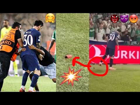 🔴Maccabi haifa (Israel) fans Respect and Disrespect Moment's for Messi!