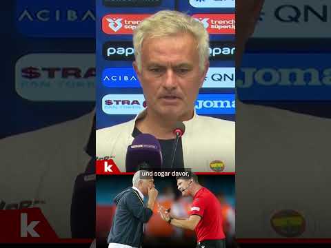 Video Thumbnail: Mourinho mit legendärem Rant #shorts