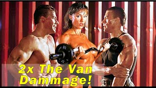 The Time 2 Van Dammes worked with Ms Olympia / Appreciating Double Impact from Sheldon Lettich video