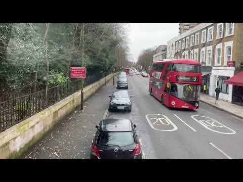 London Bus Ride 🇬🇧 Route 3 Crystal Palace Parade to Horse Guards Parade Pls like 👍 Subscribe