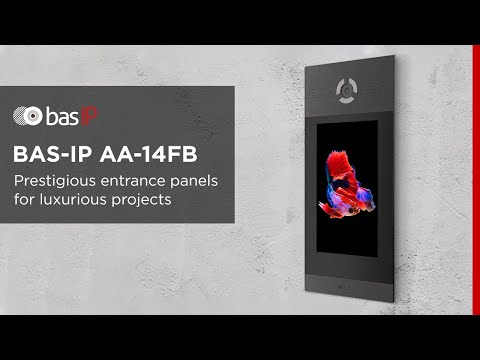 Entrance panel BAS-IP AA-14FB – modern appearance with the set of unique functions (2021)