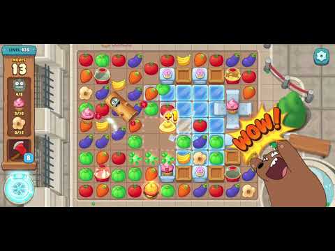 We Bare Bears the Puzzle for Kakao Level 435 - No Boosters