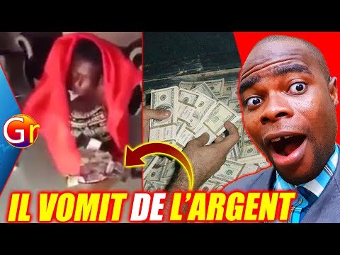 CET HOMME VOMIT DE L'ARGENT