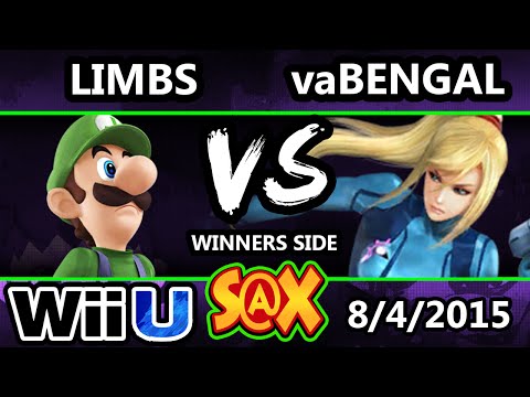S@X 109 - Limbs (Luigi) Vs. sN | Va Bengal (Zss) SSB4 Tournament - Smash Wii U - Smash 4