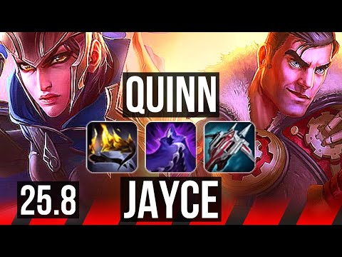 QUINN vs JAYCE (TOP) | 12 solo kills, Comeback, 67k DMG, Legendary | EUW Master | 25.8