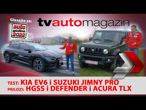 TV Automagazin S11 13 - Aktualno! - KIA EV6 i SUZUKI JIMNY! HGSS testira DEFENDER i šećer ACURA TLX!