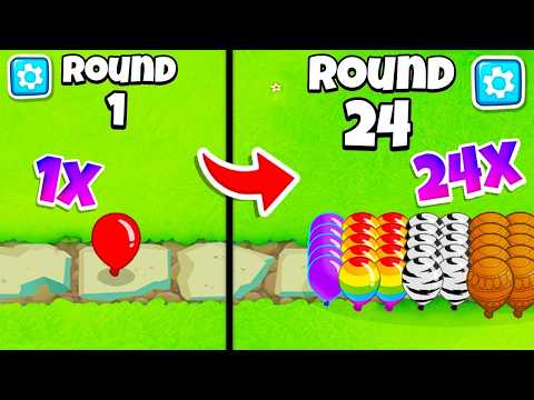 Round Number = Bloons Multiplier on CHIMPS! (BTD 6)