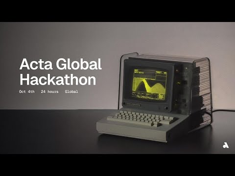 Acta Global 24h Hackathon Kickoff