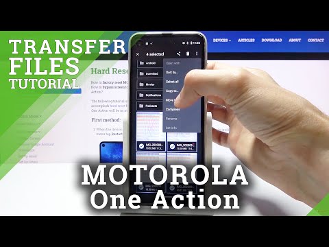 How to Transfer Files in MOTOROLA One Action – Copy Data