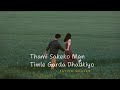 Pinjada - Satish Ghalan | thami sakeko man timle garda dhadkiyo | lyrics