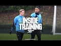 OUTRAGEOUS Jorginho chip! | Inside Training | Warming up for Aston Villa