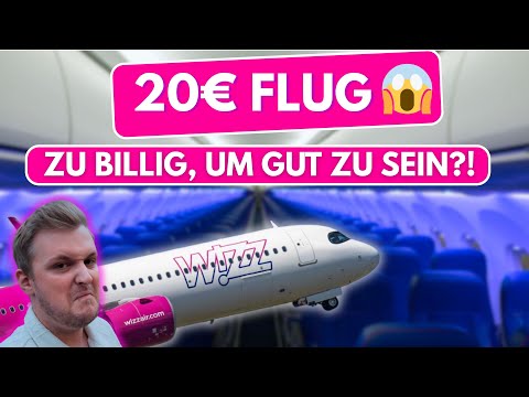 Ich bin für NUR 20€ mit WizzAir geflogen 🤯 Billig, aber..?