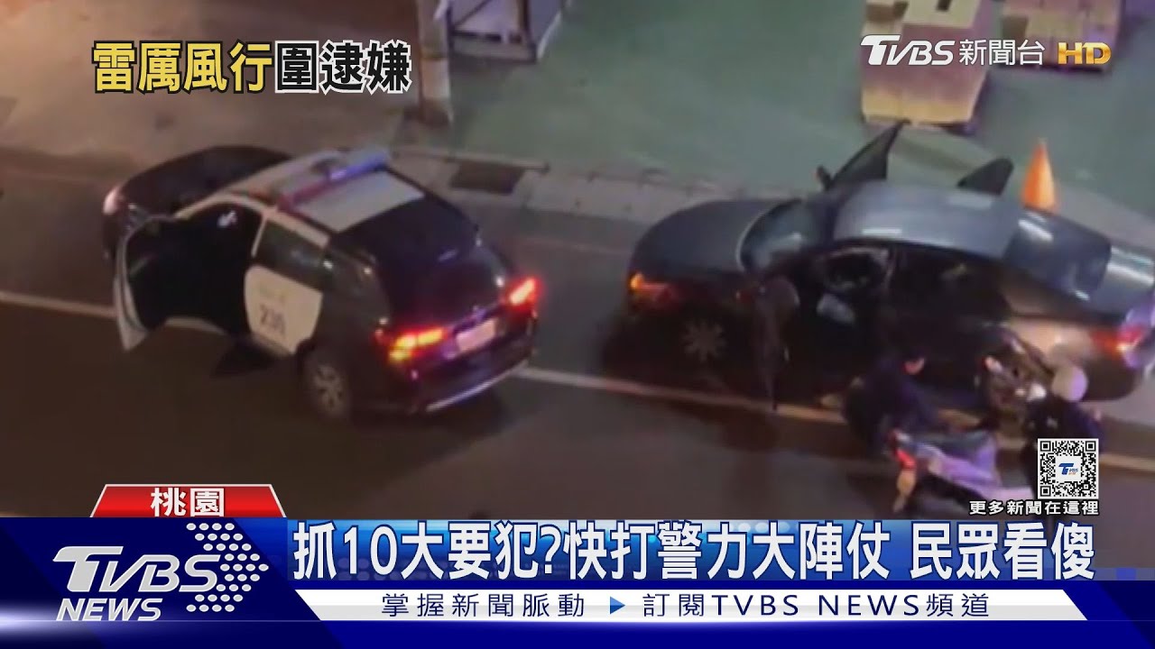 抓10大要犯? 快打警力大陣仗民眾看傻