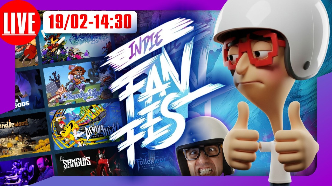 🎮🚨 AO VIVO - HOJE - 14:30 -  Indie Fan Fest Teaser | February 2026 #indiefanfest