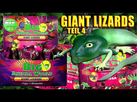 Big Animal World -  Giant Lizards / Riesige Eidechsen - Teil 4 !! Komplett !! Unboxing