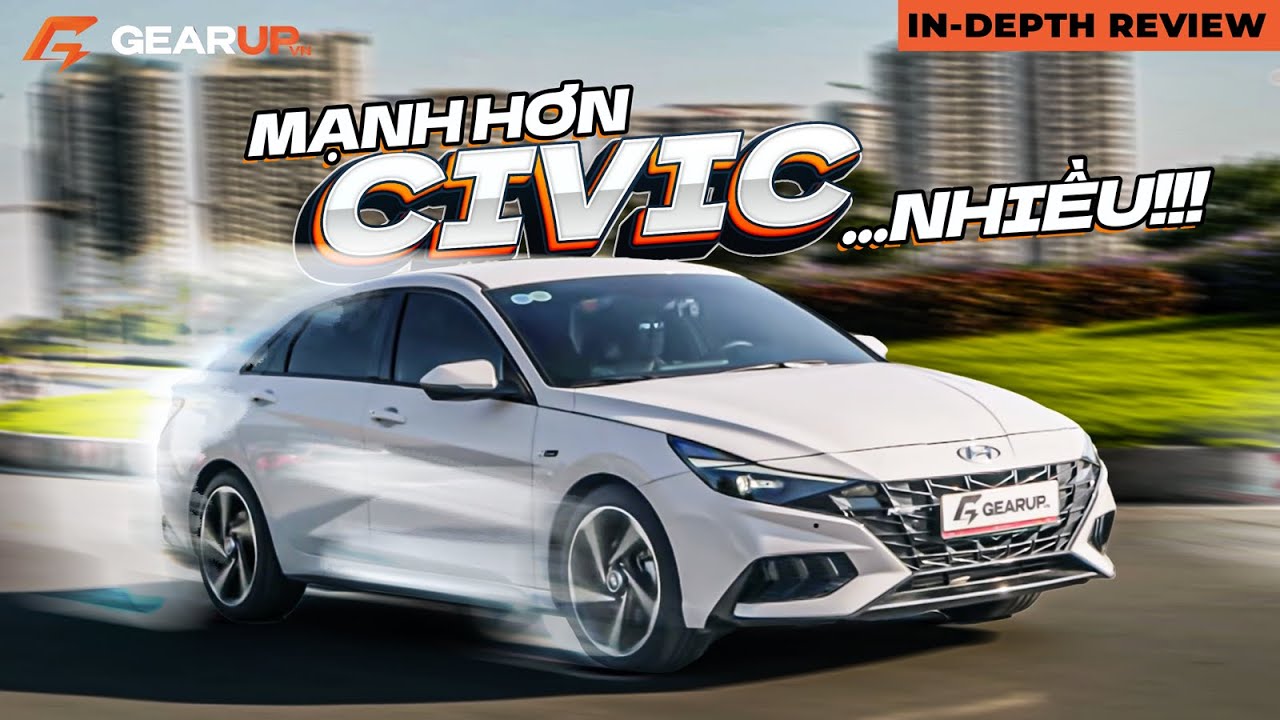Hyundai Elantra N-Line: một chiếc xe Hàn MẠNH HƠN Honda Civic