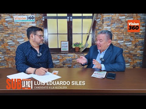 Luis Eduardo Siles, candidato a Alcalde de La Paz por Unión por el Cambio