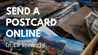 Send a Postcard Online in less than 30 seconds