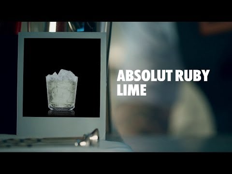 ABSOLUT RUBY LIME DRINK RECIPE - HOW TO MIX