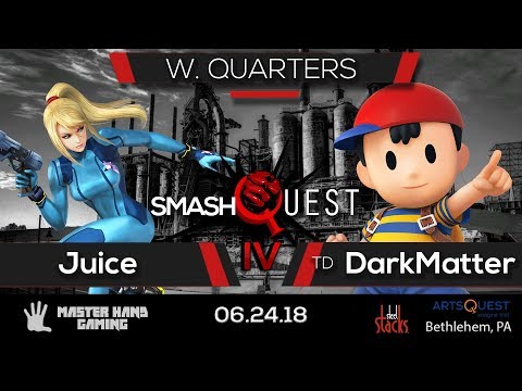 SmashQuest IV - Juice (ZSS) vs TD | DarkMatter (Ness) - Winner's Quarters