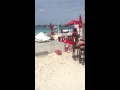 Nassau Hairy Speedos Old Man Dancing On Beach