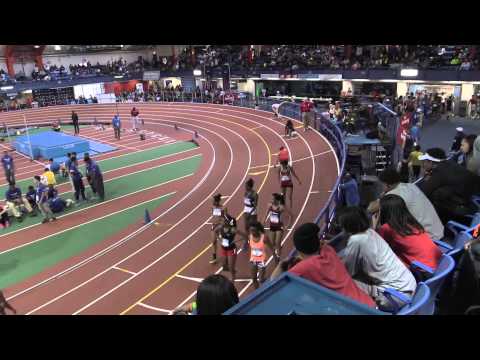 Girls 200m EE Prelim Heat 4 - New Balance Nationals Indoor 2014