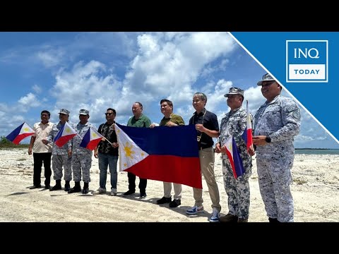 Chinese vessels near Pagasa during PH Navy barracks groundbreaking INQToday