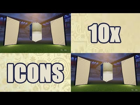 OPENING 10X GUARANTEED WORLD CUP ICON PACKS | ICON UPGRADE SBC PACKS (FIFA 18 WORLD CUP MODE)