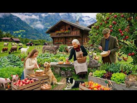 Full Video: Harvesting Vegetables,Eggs, and a Homemade Country Lunch in a Magical Swedish Village